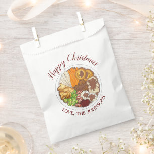 Bolsa De Papel Navidades Fiesta de cena Gran Bretaña Festividad c
