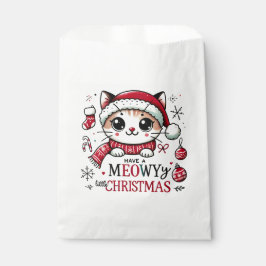 Bolsa De Papel Navidades Meowy