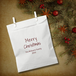 Bolsa De Papel Navidades Minimalistas del Boho moderno