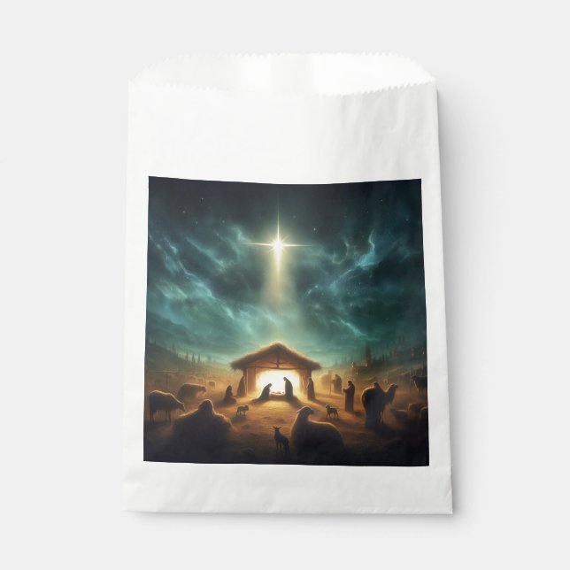 Bolsa De Papel Navidades/Natividad/Jesús (Anverso)