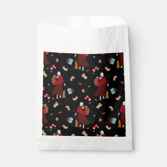 Bolsa De Papel navidades negros bruman befana gothmas (Anverso)