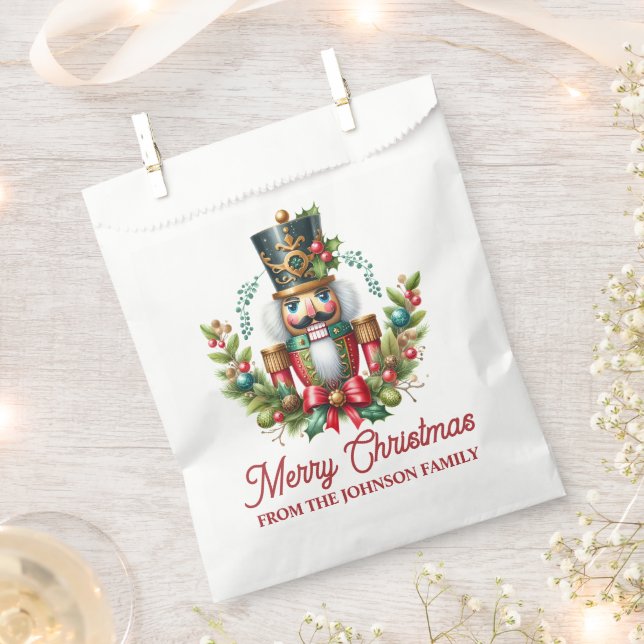 Bolsa De Papel Navidades Nutcracker (Cortado)