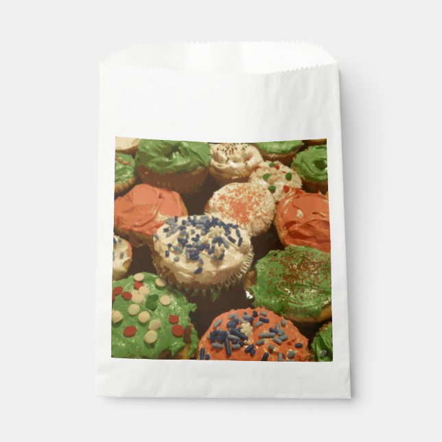 Bolsa De Papel Navidades pasteles con salpicaduras (Anverso)