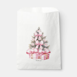 Bolsa De Papel Navidades rosados dan Baby Shower