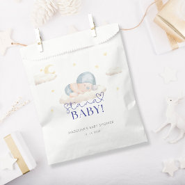Bolsa De Papel Navidades Santa Baby Boy Shower