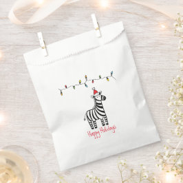 Bolsa De Papel Navidades singulares cebra
