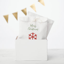 Bolsa De Papel Navidades Snowflake