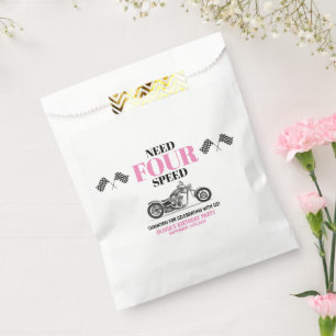 Bolsa De Papel Necesita una bicicleta pesada rosa de cuatro veloc