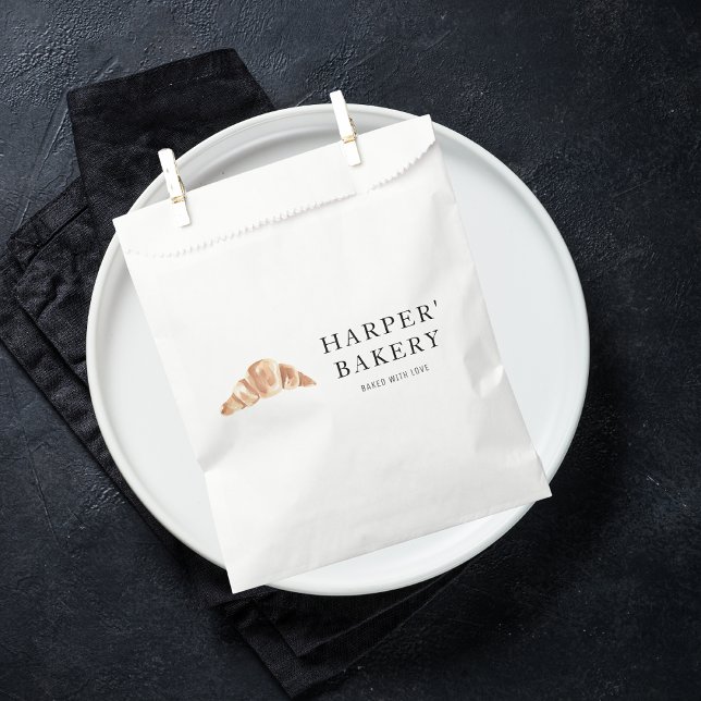 Bolsa De Papel Negocio con logotipo profesional de panadería mode (Subido por el creador)