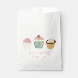Bolsa De Papel Negocio de cupcakes para llevar en cafetería panad