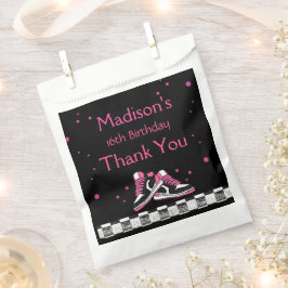 Bolsa De Papel Neon Sneaker Birthday, Purpurina