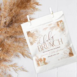 Bolsa De Papel Neutral Pampas Baby Brunch Baby Shower