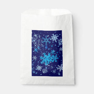 Bolsa De Papel Nevada nocturna de los navidades