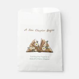 Bolsa De Papel New Chapter Begins Turning the Page Floral