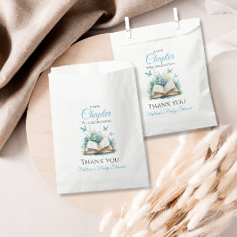 Bolsa De Papel New Chapter Blue Boy Brunch StoryBook Baby Shower