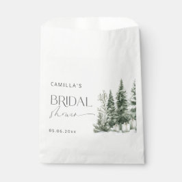 Bolsa De Papel Nieve En Amor Ducha De Novias
