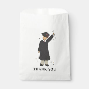 Bolsa De Papel Niño Personalizado Avatar  Graduación en la escu