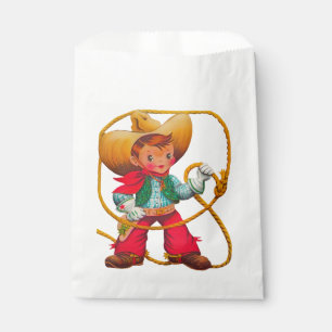 Bolsa De Papel Niño retro niño vago occidental