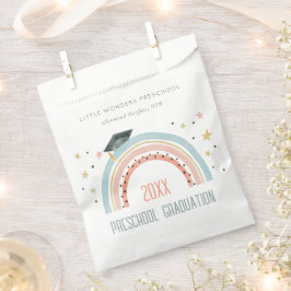 Bolsa De Papel Niños aburridos Boho Rainbow Stars Graduación pree