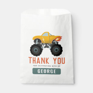 Bolsa De Papel Niños Camiones Calientes Niños Cumpleaños