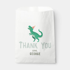 Bolsa De Papel Niños Cute T-Rex Dinosaurios Cumpleaños