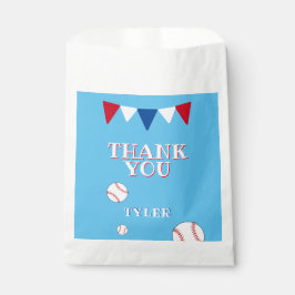 Bolsa De Papel Niños de Béisbol Azul lindo Cumpleaños Gracias