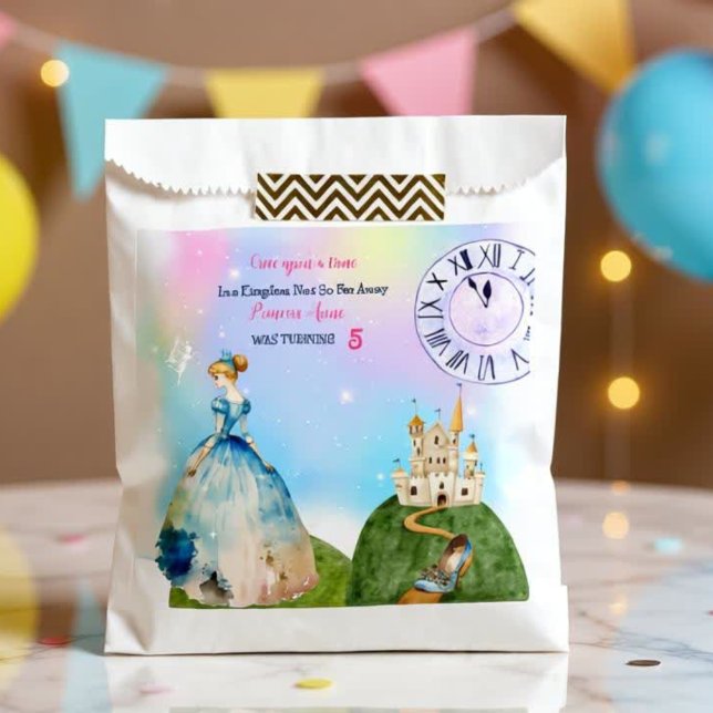 Bolsa De Papel Niños de cumpleaños de la princesa (Subido por el creador)