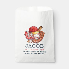 Bolsa De Papel Niños de la Marina de Béisbol Azul Nacimiento Fies