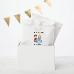 Bolsa De Papel Niños del Rey Primer Cumpleaños Simple Gracias