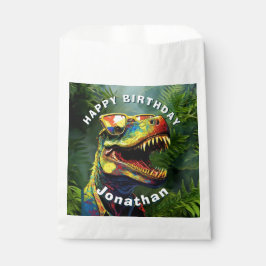 Bolsa De Papel Niños Dino Jurassic Jungle