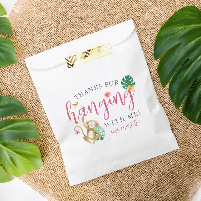 Bolsa De Papel Niños Fiestas de cumpleaños de animales de la selv (Subido por el creador)