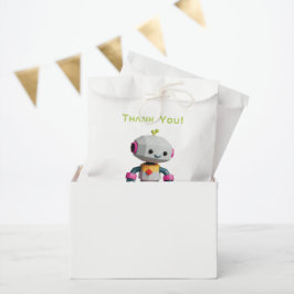 Bolsa De Papel Niños Robot Personalizables