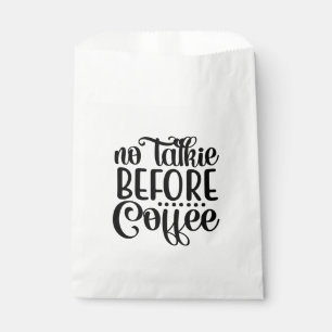 Bolsa De Papel No Hablar Antes Del Café.