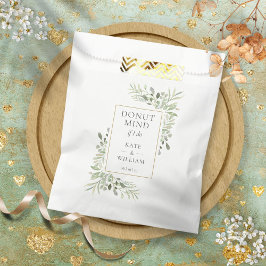 Bolsa De Papel No te importa si hago Verdeamiento Boda Follaje