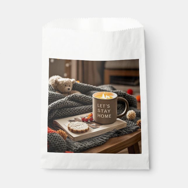 Bolsa De Papel Noches Acogedoras Hygge Celebra noches acogedoras (Anverso)