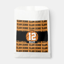 Bolsa De Papel Nombre personalizado de básquetbol Age Slam Dunk