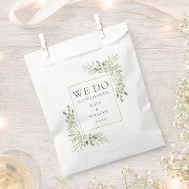 Bolsa De Papel Nosotros Amamos Galletas Verde Boda