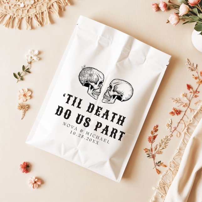 Bolsa De Papel NOVA Boda de Muerte de Floral Gótica (Subido por el creador)