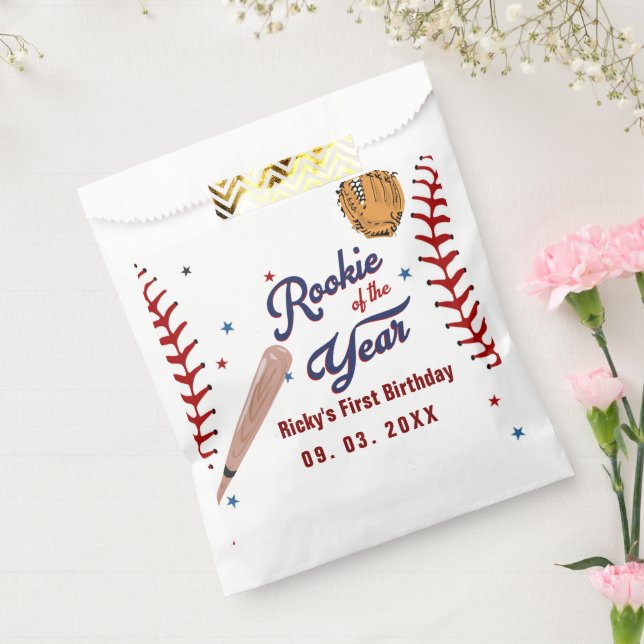 Bolsa De Papel Novato del Año en el Béisbol (Sellado)