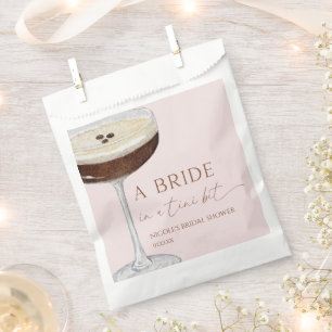 Bolsa De Papel Novia En Un Tini Bit Expresso Martini Despedida de