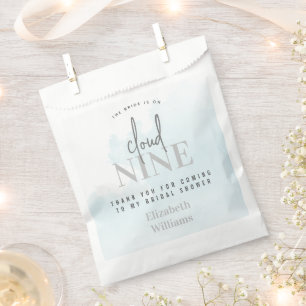 Bolsa De Papel Nube 9 Gracias por venir ducha de novias