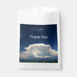 Bolsa De Papel Nube Blanca Esponjosa        