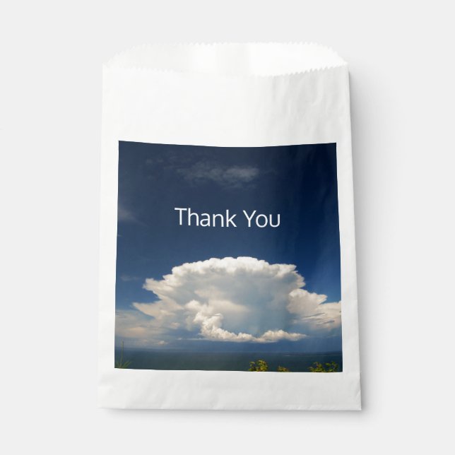 Bolsa De Papel Nube Blanca Esponjosa         (Anverso)
