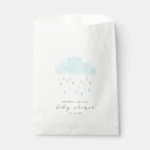 Bolsa De Papel Nubes de lluvia Baby Shower