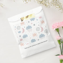 Bolsa De Papel Nubes Moon Starry Sky Baby Shower