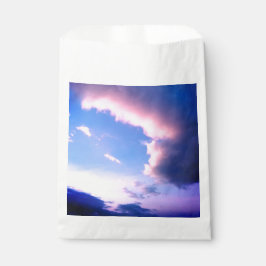 Bolsa De Papel Nubes rosadas