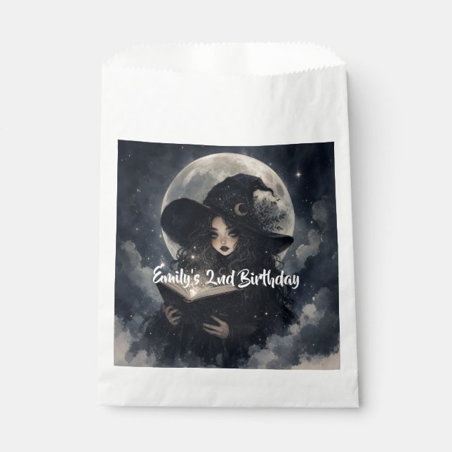 Bolsa De Papel nuestra brujita cumple 2 ||  (Anverso)