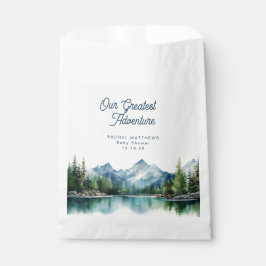 Bolsa De Papel Nuestra Más Grande Aventura Fiesta de Bebé Bosque 