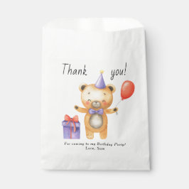 Bolsa De Papel Nuestro Osito Pequeño está convirtiendo a un niño 