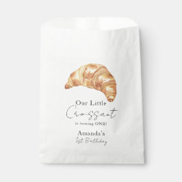 Bolsa De Papel Nuestro pequeño Fiesta croissant de cumpleaños